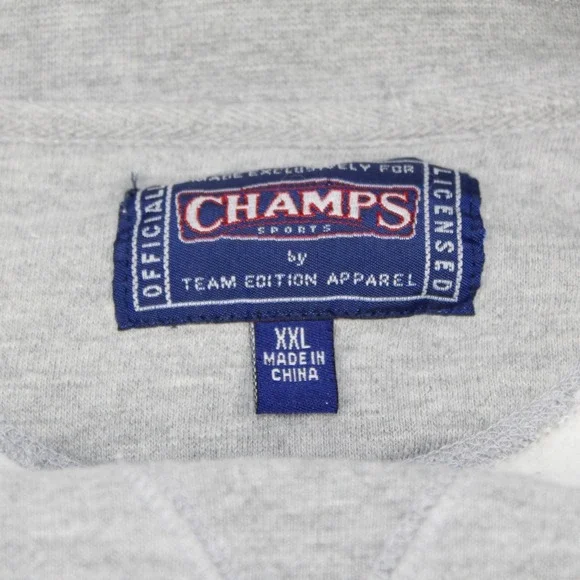 Vintage Michigan Wolverines Sweatshirt Gray Pullover Embroidered Logo Men's 2XL - Picture 3 of 3